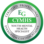 Certified Youth Mental Health Specialist badge graphic